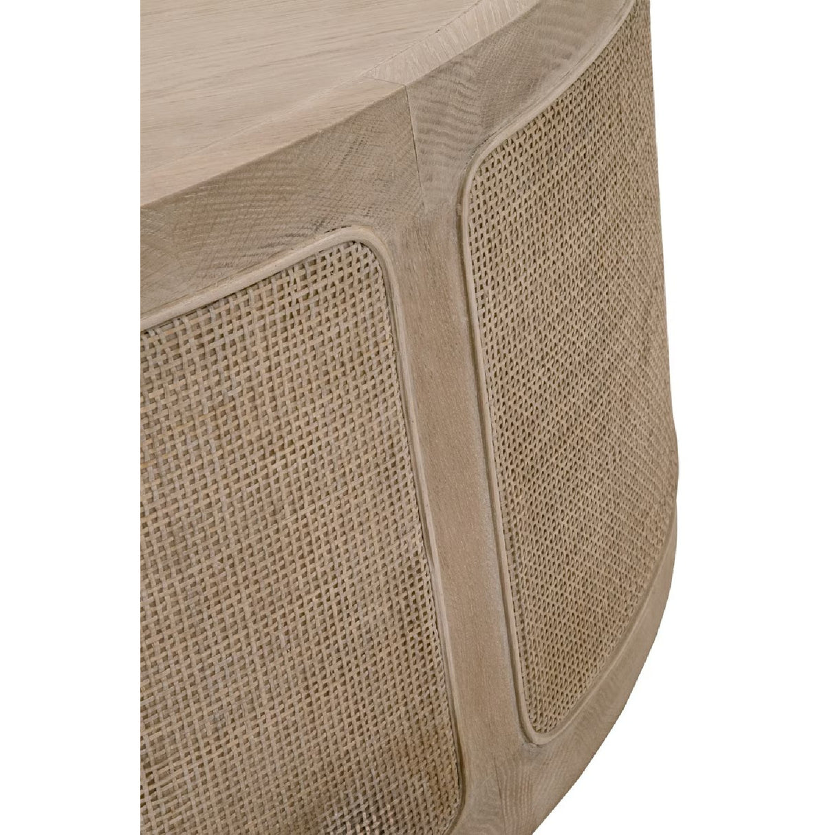   Gray Oak Round Coffee Table | Oroa.com