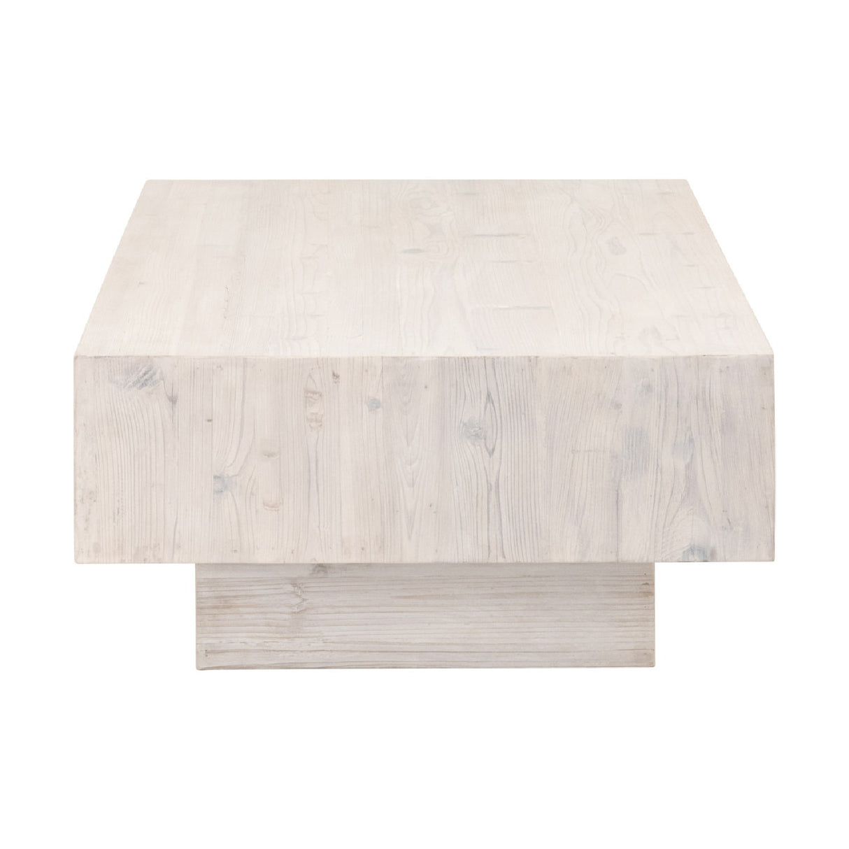   Whitewashed Pine Wood Coffee Table | Oroa.com