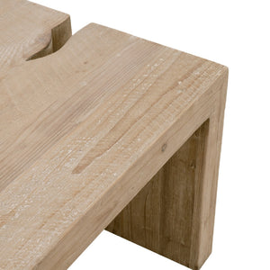   Natural Pine Wood Coffee Table | Oroa.com