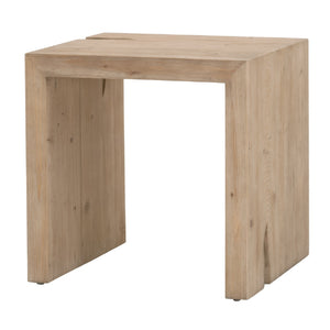   Natural Pine Wood End Table | Oroa.com
