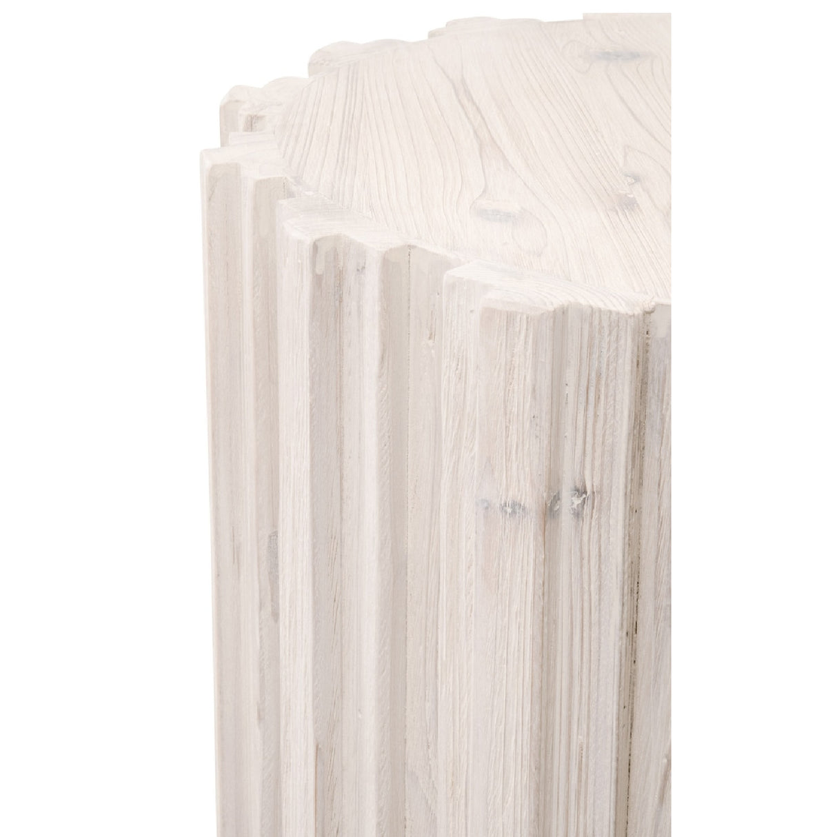   Fluted Pine End Table | Oroa.com