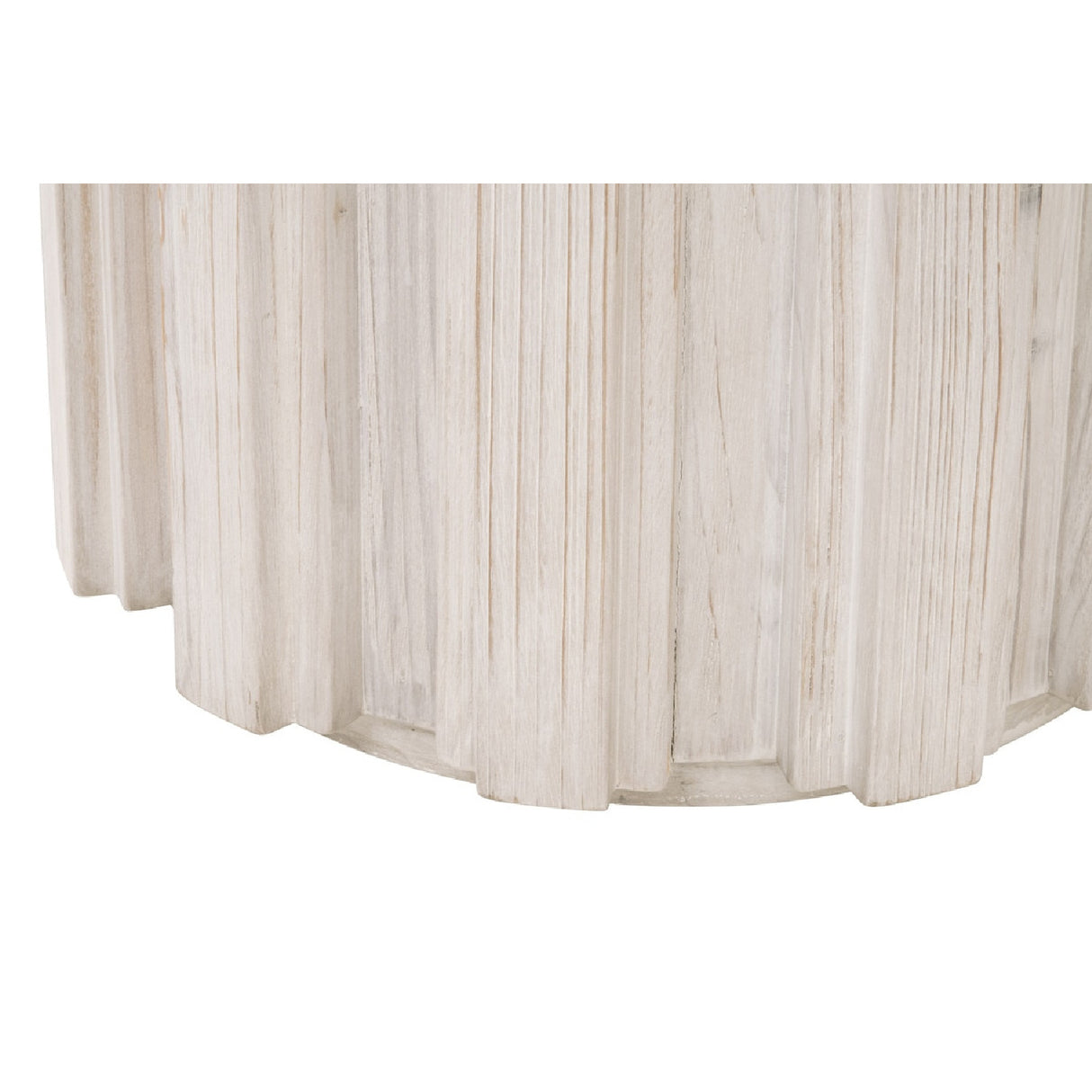   Fluted Pine Accent Table | Oroa.com
