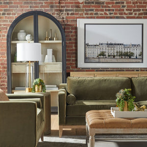   Black Birch Arched Display Cabinet | Oroa.com