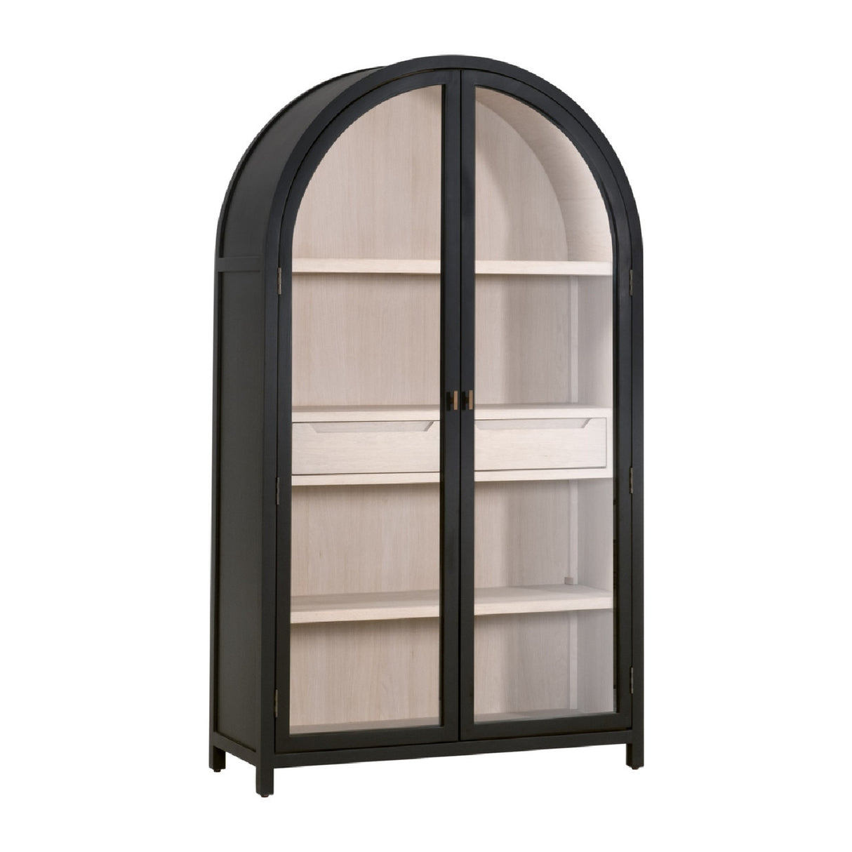   Black Birch Arched Display Cabinet | Oroa.com