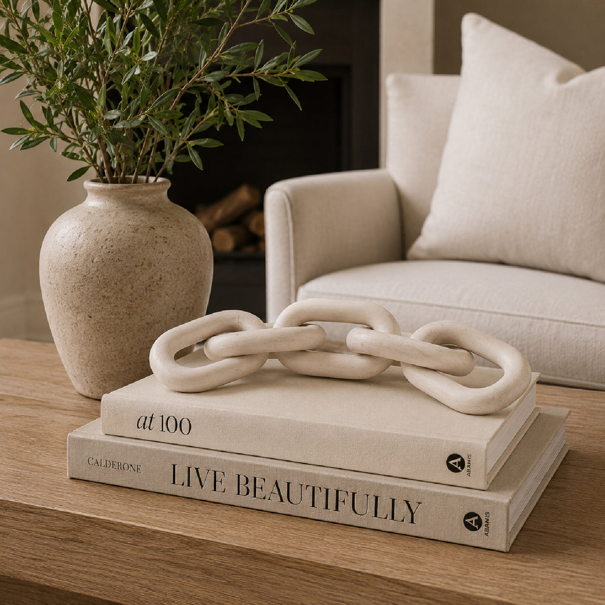   Wooden Link Table Decor | Oroa.com
