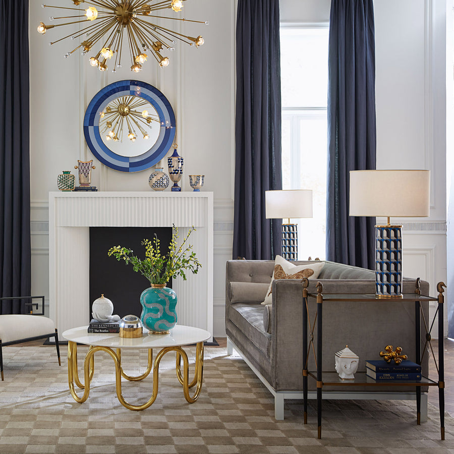 Porcelain Face Gilded Box | Jonathan Adler Masquerade | Oroa.com