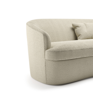 Curved Back Upholstered Sofa | Marac Ginevra
