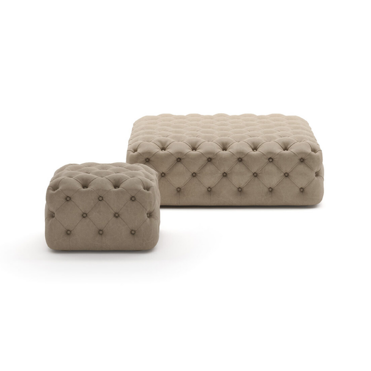 Square Tufted Ottoman | Marac Memory