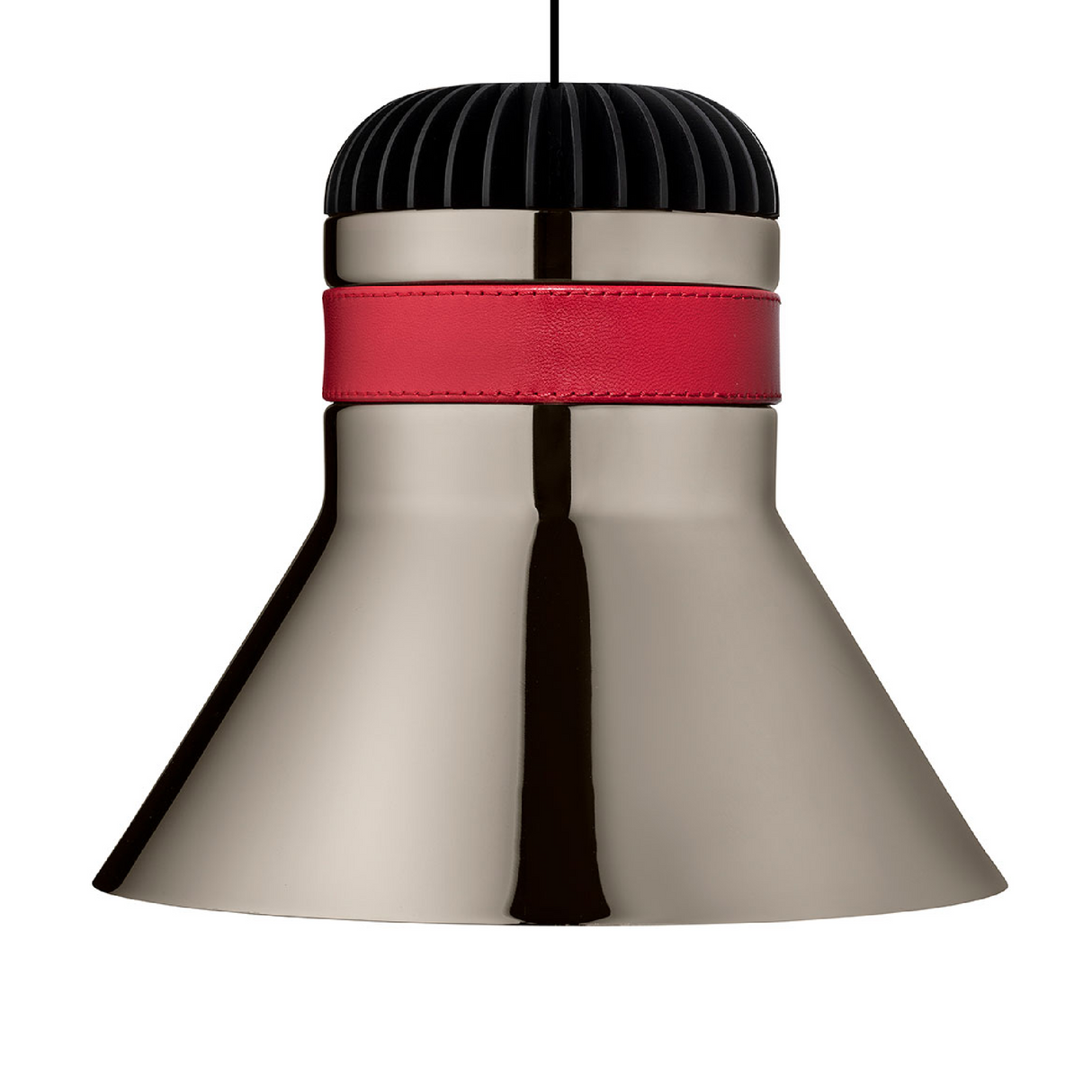 Leather Strapped Bell Hanging Lamp | Masiero Cordea | Oroa.com