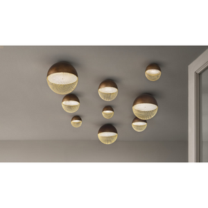 Metal Mesh Sphere Ceiling Lamp | Masiero Iglù | Oroa.com
