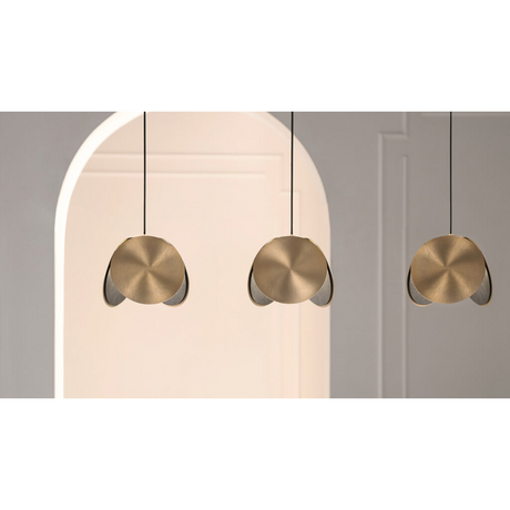 Painted Metal Discs Hanging Lamp | Masiero Timeo