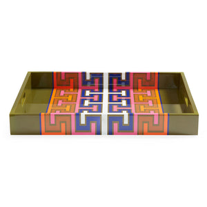 Patterned Lacquer Tray | Jonathan Adler Madrid | Oroa.com