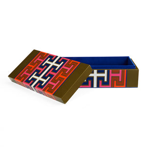 Patterned Lacquer Box S | Jonathan Adler Madrid | Oroa.com