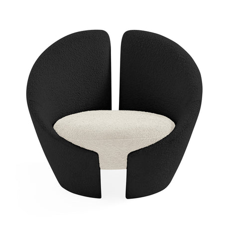 Two-Toned Bouclé Lounge Chair | Jonathan Adler Marais | Oroa.com
