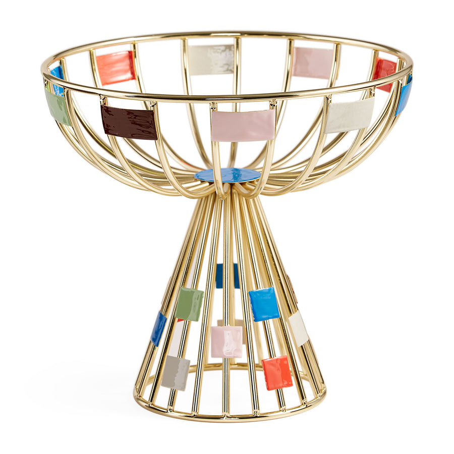 Brass Pedestal Bowl | Jonathan Adler Miami | Oroa.com