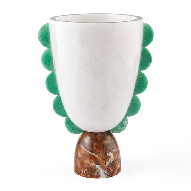Marbleized Scalloped Vase | Jonathan Adler Mustique | Oroa.com