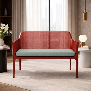   Outdoor Perforated 2-Seater Bench | Oroa.com