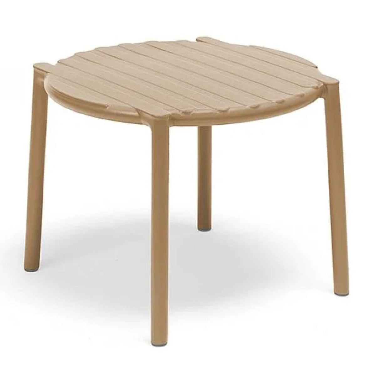   Slatted Round Outdoor Coffee Table | Oroa.com