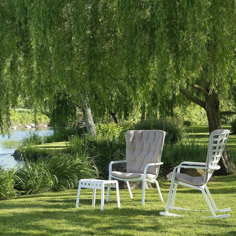   Square Perforated Outdoor Footstool | Oroa.com