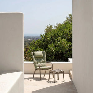   Square Perforated Outdoor Footstool | Oroa.com