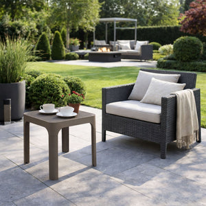   Outdoor Perforated Square Coffee table | Oroa.com