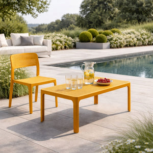   Outdoor Perforated Rectangular Coffee Table | Oroa.com