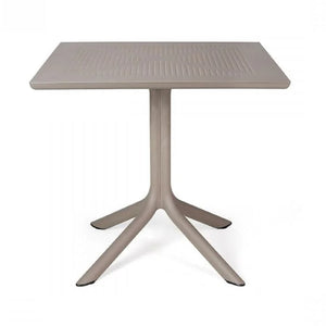   Perforated Square 4-Spoke Outdoor Dining Table | Oroa.com
