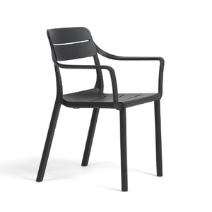   Fiberglass Outdoor Monobloc Dining Armchair | Oroa.com