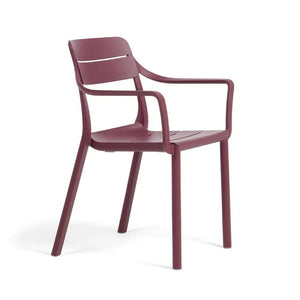   Fiberglass Outdoor Monobloc Dining Armchair | Oroa.com