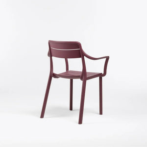   Fiberglass Outdoor Monobloc Dining Armchair | Oroa.com