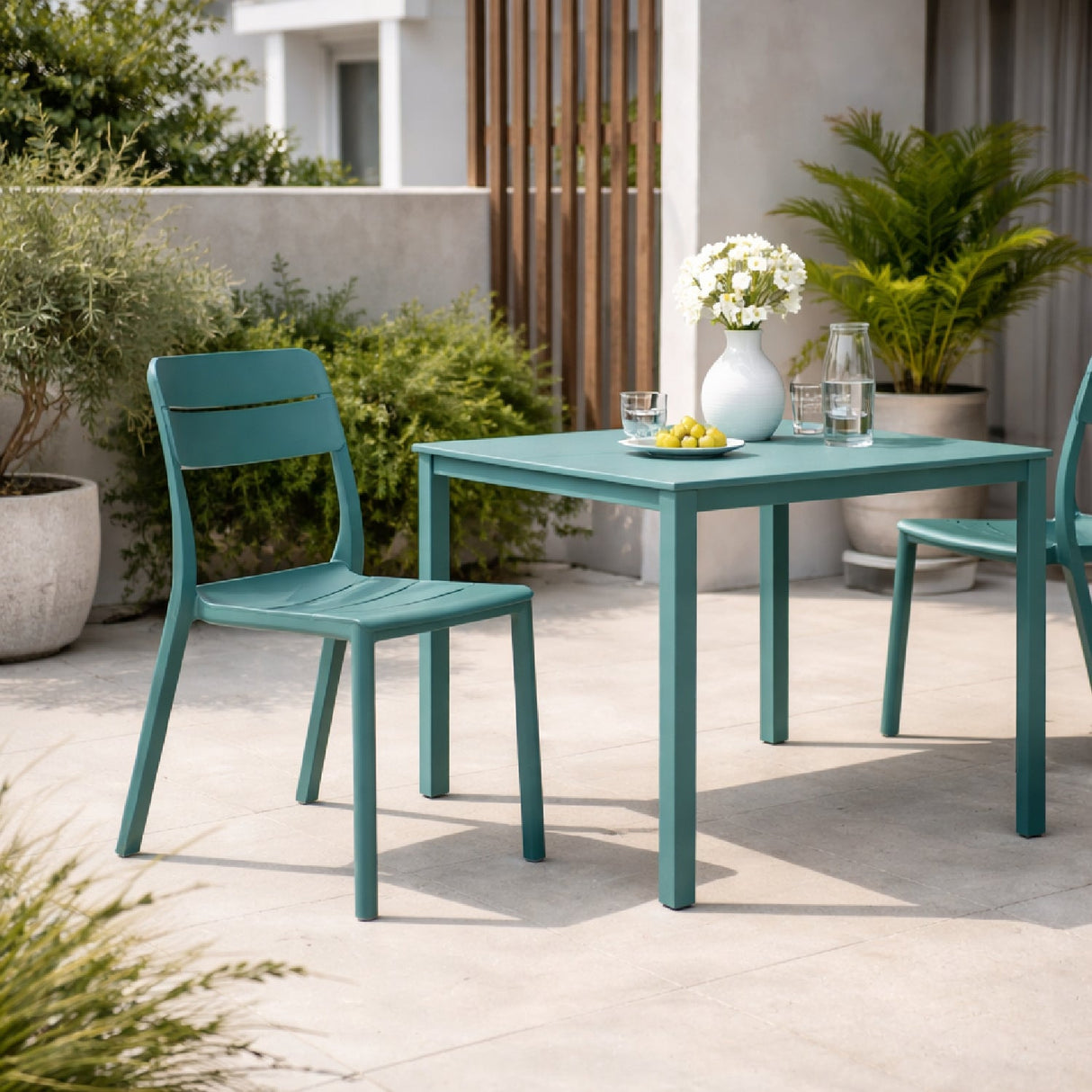   Fiberglass Outdoor Monobloc Dining Chair | Oroa.com