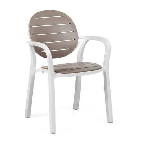   Round-Back Slatted Armchair | Oroa.com