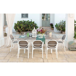   Round-Back Slatted Armchair | Oroa.com