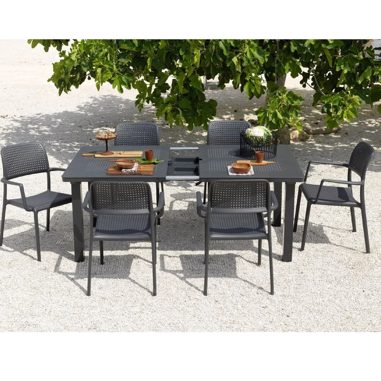   Perforated Fiberglass Outdoor Armchair | Oroa.com