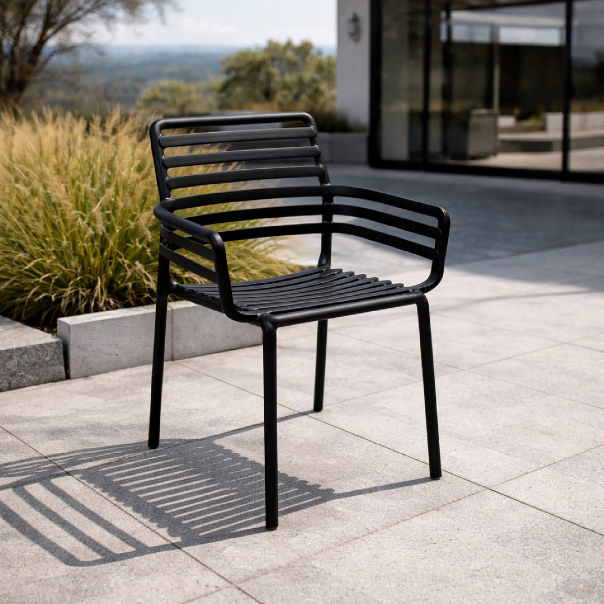   Slatted Outdoor Monobloc Armchair | Oroa.com