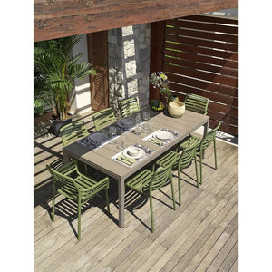   Slatted Outdoor Monobloc Armchair | Oroa.com