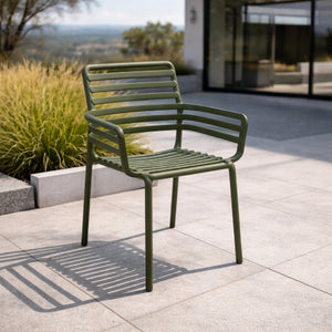   Slatted Outdoor Monobloc Armchair | Oroa.com