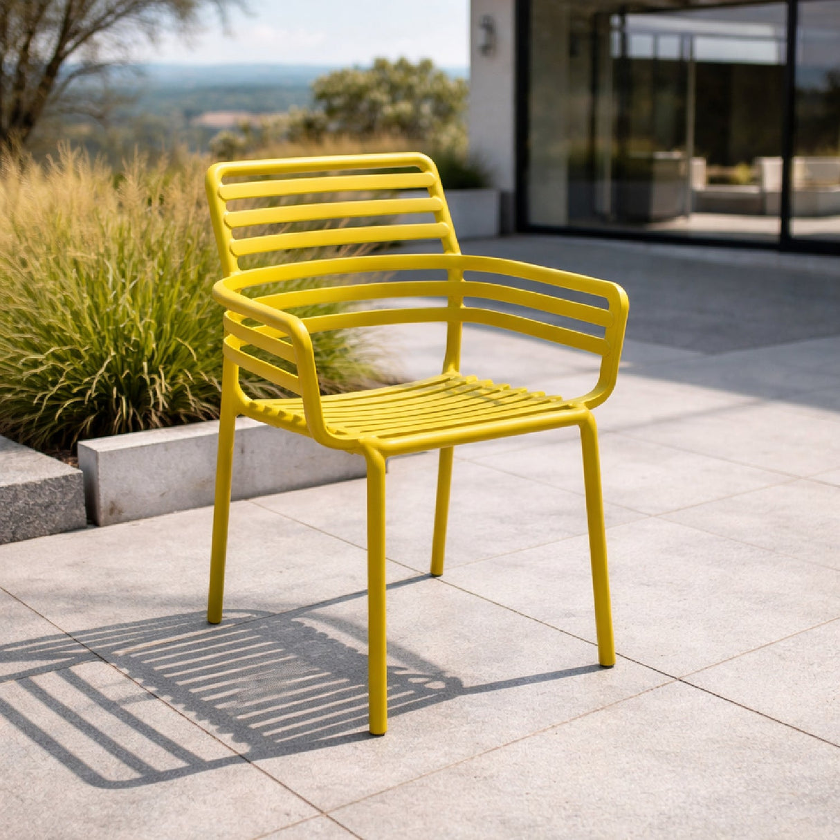   Slatted Outdoor Monobloc Armchair | Oroa.com