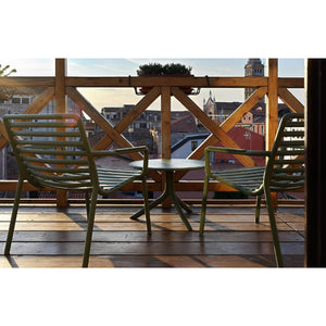   Slatted Stackable Outdoor Lounge Chair | Oroa.com