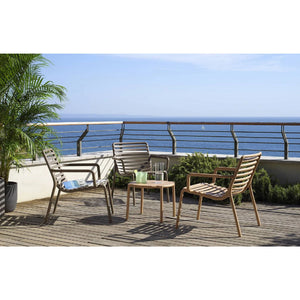   Slatted Stackable Outdoor Lounge Chair | Oroa.com