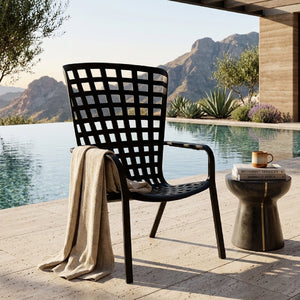   Square Perforated Reclining Armchair | Oroa.com