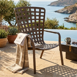   Square Perforated Reclining Armchair | Oroa.com