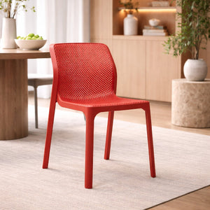   Perforated Monobloc Outdoor Dining Chair | Oroa.com