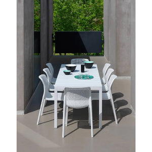   Perforated Monobloc Outdoor Dining Chair | Oroa.com