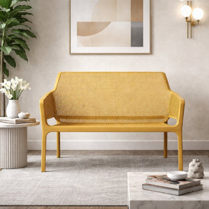   Outdoor Perforated 2-Seater Bench | Oroa.com