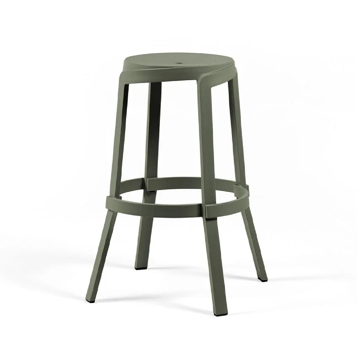   Regenerated Fiberglass Outdoor High Stool | Oroa.com