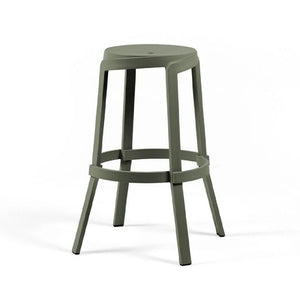   Regenerated Fiberglass Outdoor High Stool | Oroa.com