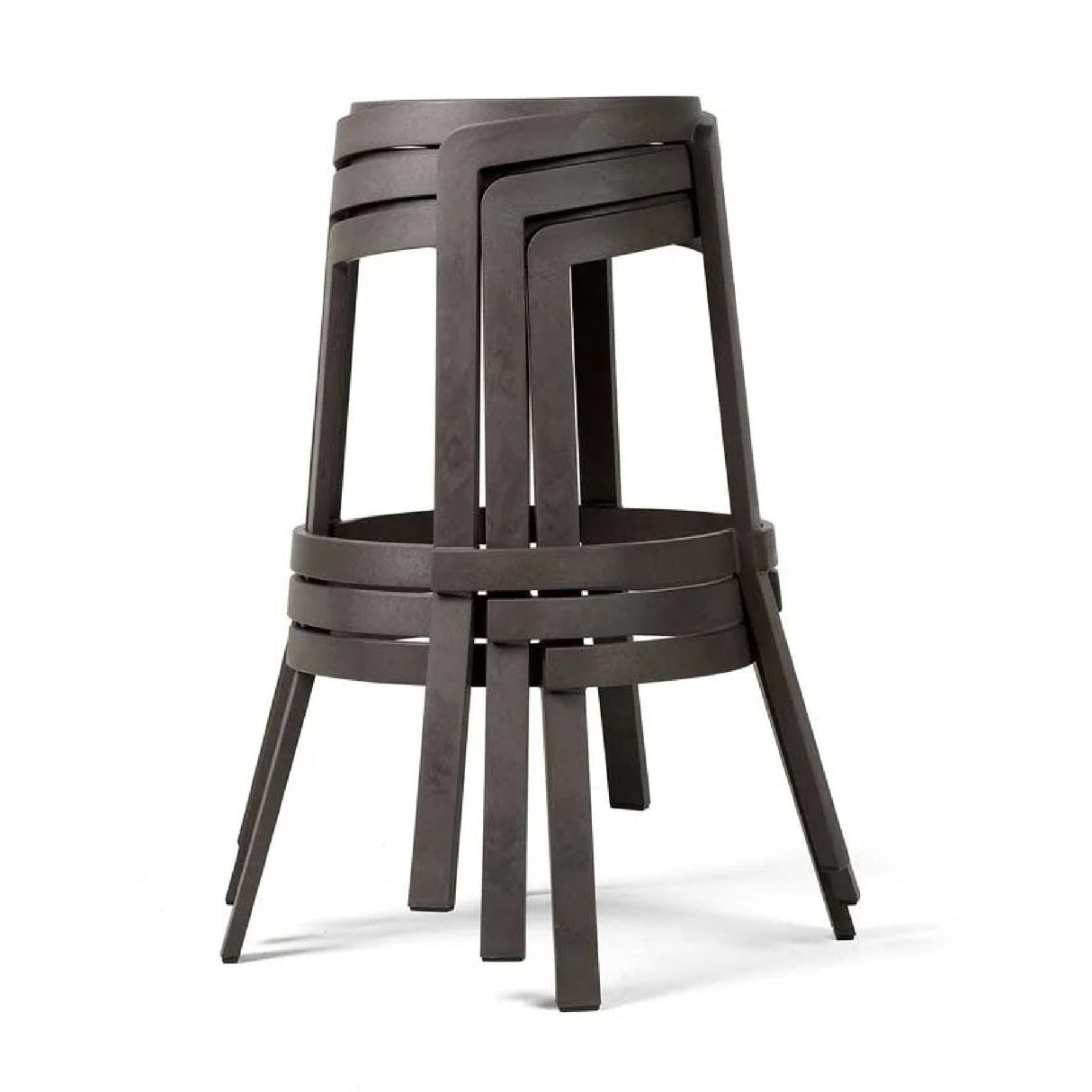   Regenerated Fiberglass Outdoor High Stool | Oroa.com
