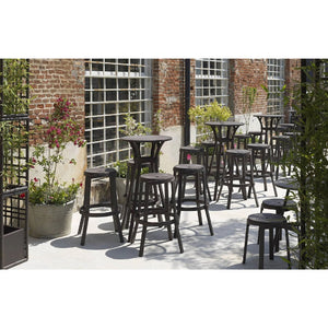   Regenerated Fiberglass Outdoor High Stool | Oroa.com