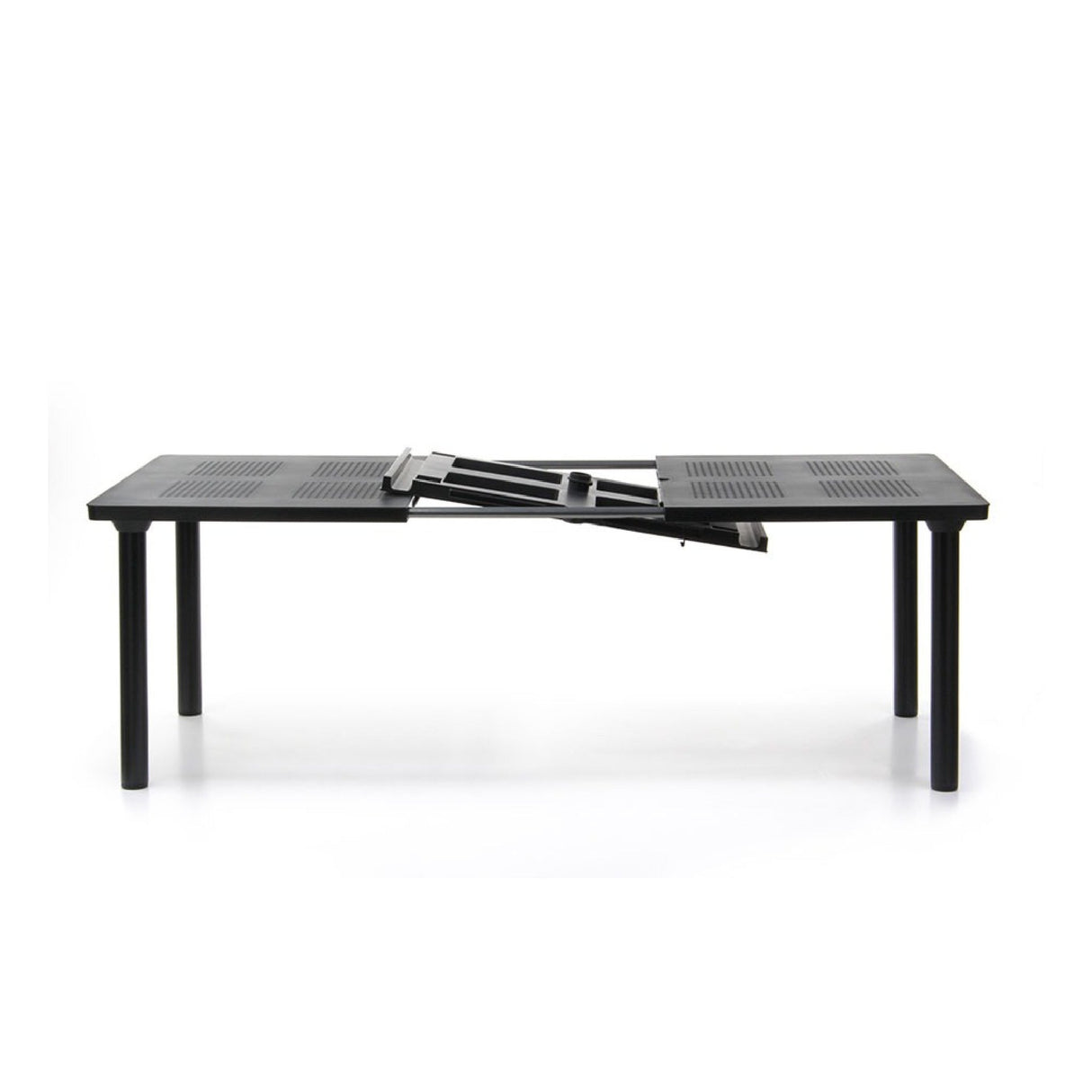   Extendable Outdoor Dining Table with Umbrella Hole | Oroa.com